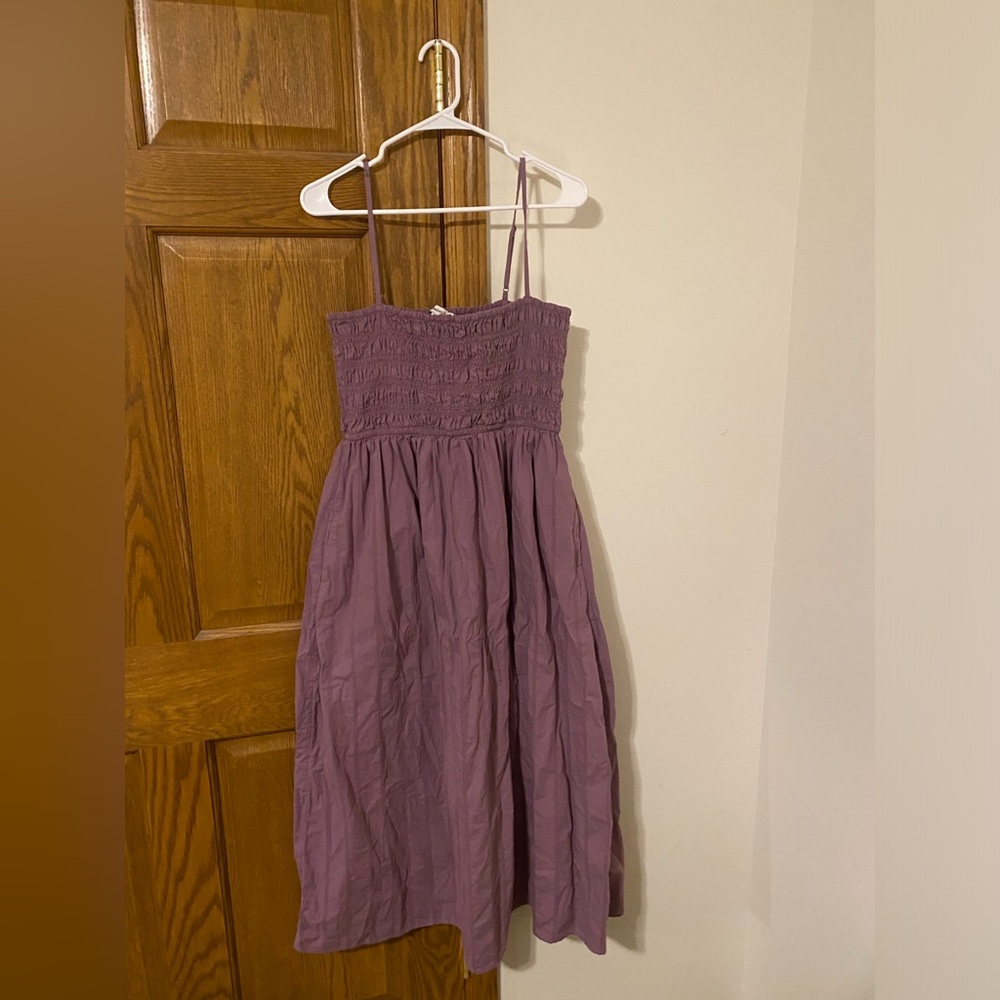 Madewell Theo Sleeveless Midi Dress SZ L